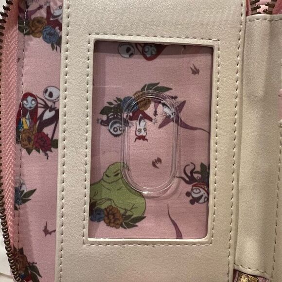 Loungefly X Disney The Nightmare Before Christmas Jack & Sally Floral Wallet NWT - Picture 8 of 8